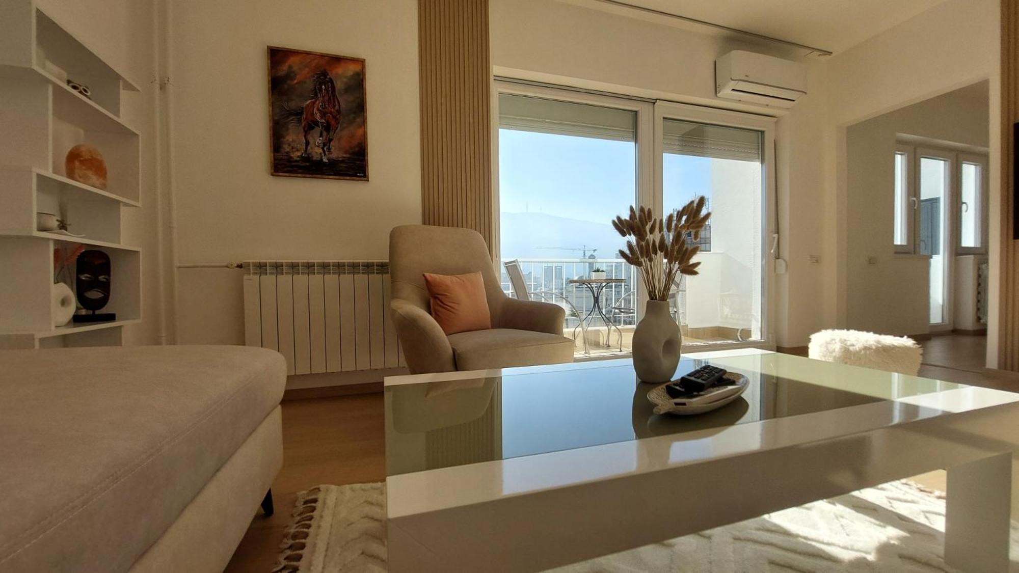 Mina Modern & Cozy Apartment Main City Square Gtc Skopje Exterior photo