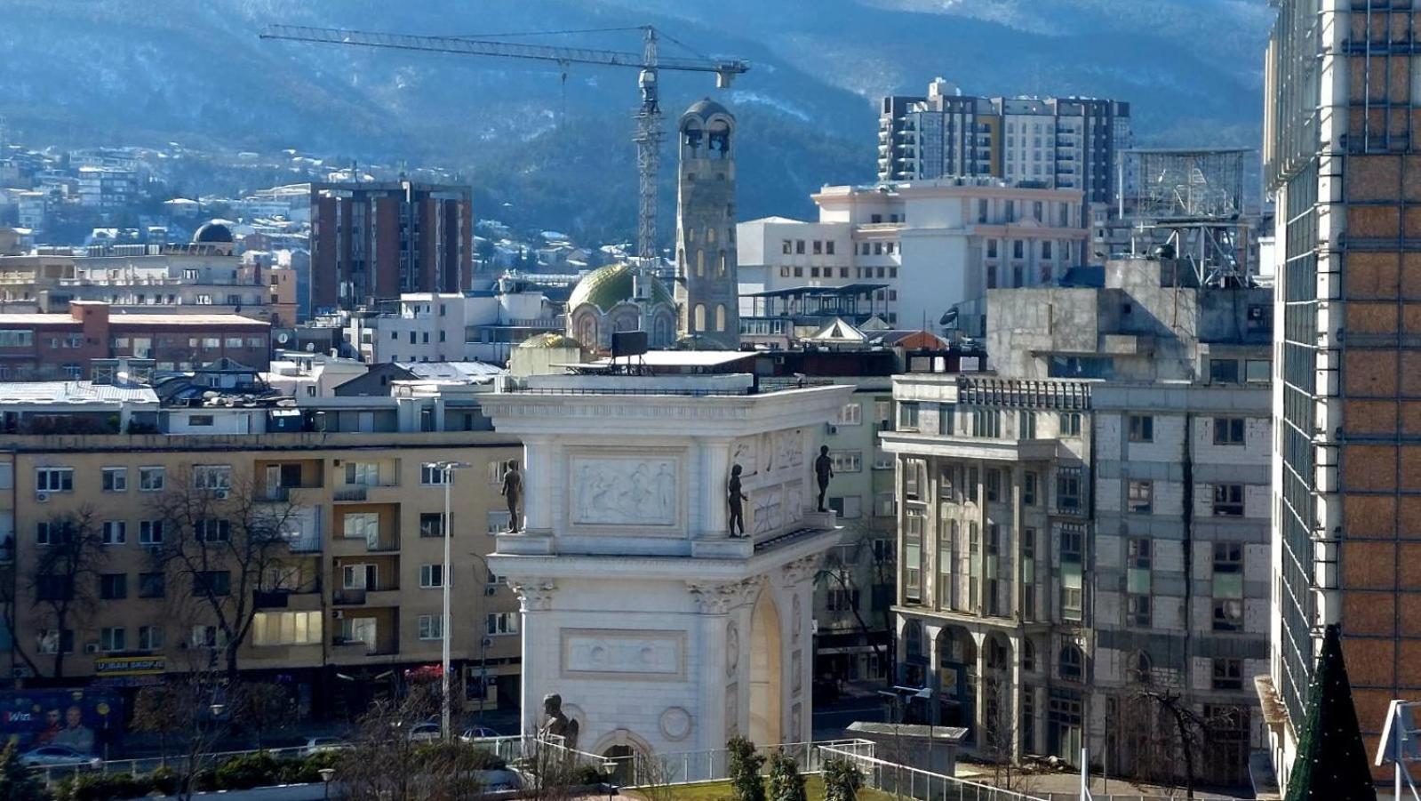 Mina Modern & Cozy Apartment Main City Square Gtc Skopje Exterior photo
